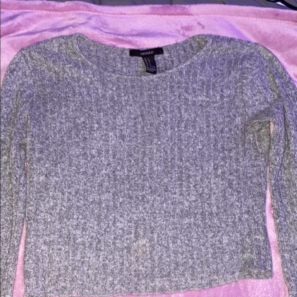Forever 21 cropped longsleeve